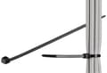 Miniatyrbillede 1 af 3: Kabelbinder, vejrfast nylon, sort