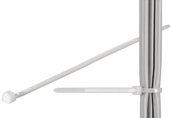 Buntebånd; værbestandig nylon, naturlig