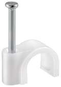 Miniatyrbillede 1 af 2: Kabelclips 6 mm, hvid