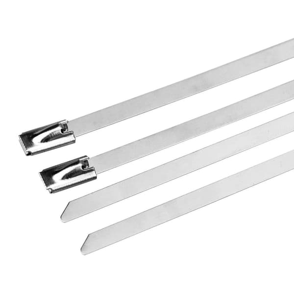 100x Buntband, Rostfritt Stål - 15 cm