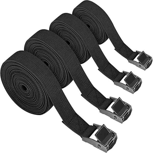 INF Spännband 4-pack Svart 7 m