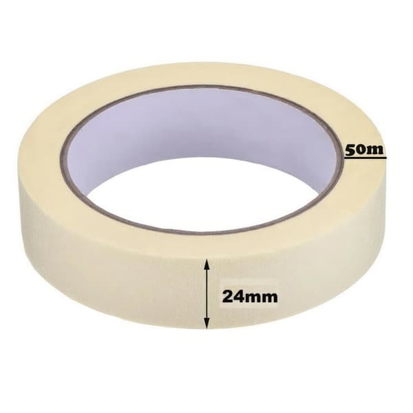 1 Maskingtape til let rivning ved DIY-maling 24mm x 50m