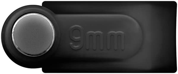 Kabelclips 9 mm, sort