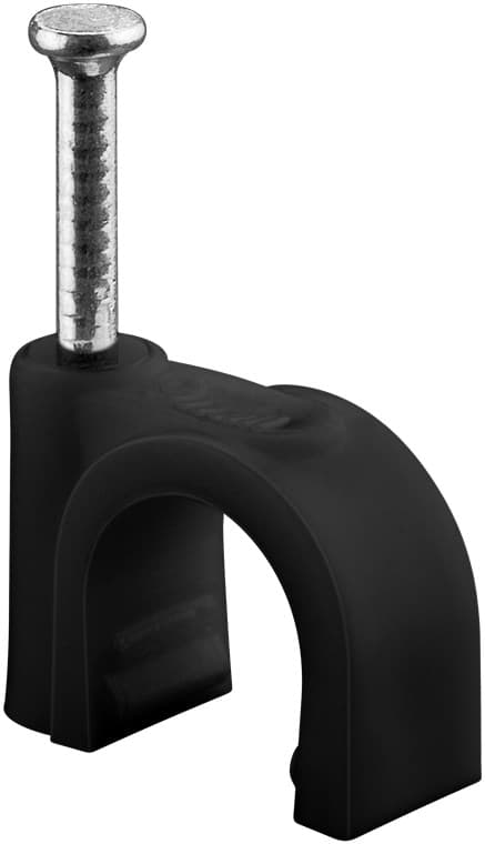 Kabelclips 9 mm, sort