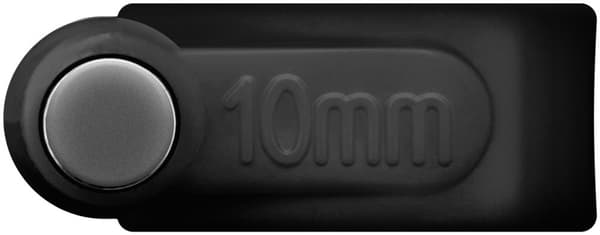 Kabelclips 10 mm, sort