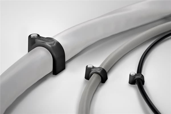 Kabelclips 10 mm, sort