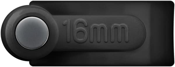 Kabelclips 16 mm, sort