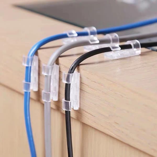 INF 10-pak kabelclips Wire Organizer Kabelstyringsklips