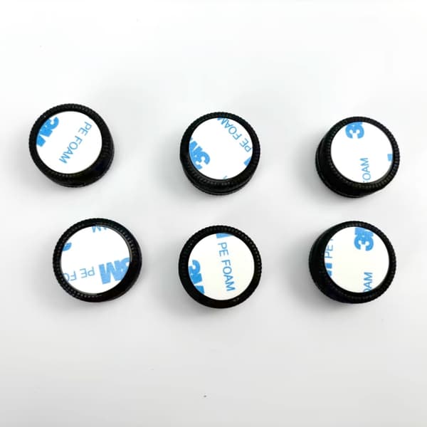 INF Silikonekabelorganisator med selvklæbende bagside (6-pack)