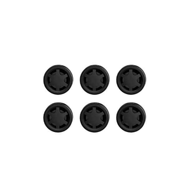 INF Silikonekabelorganisator med selvklæbende bagside (6-pack)