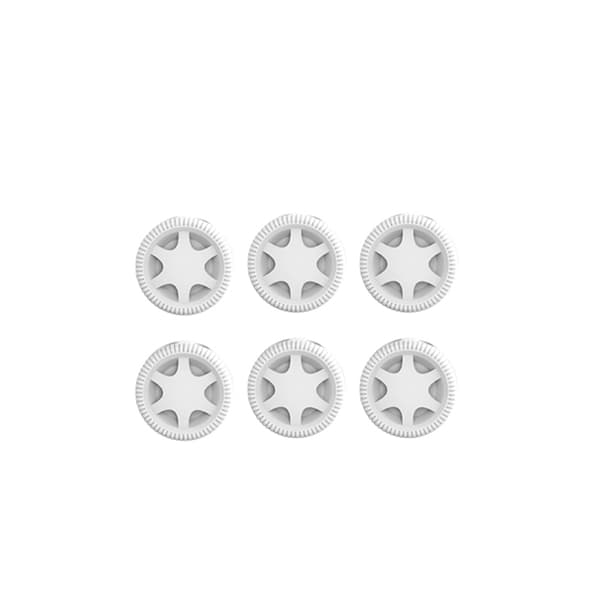 INF Silikonekabelorganisator med selvklæbende bagside (6-pack)