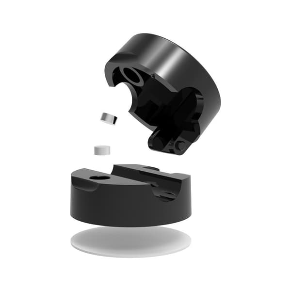INF 6-pak Kabelholdere til Skrivebord, Magnetisk Ledningsholder Sort