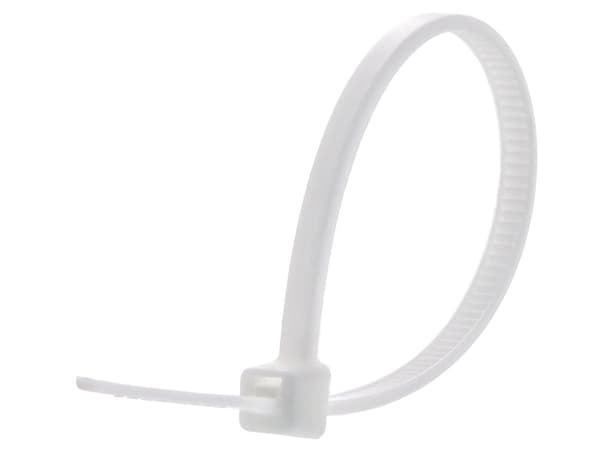100-Pack Buntband / Kabelband - Vit