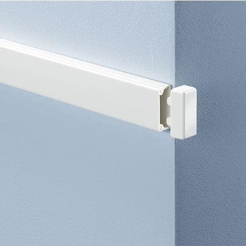 Slutdel - GGK - 10X20 - PVC - Vit - Inomhus
