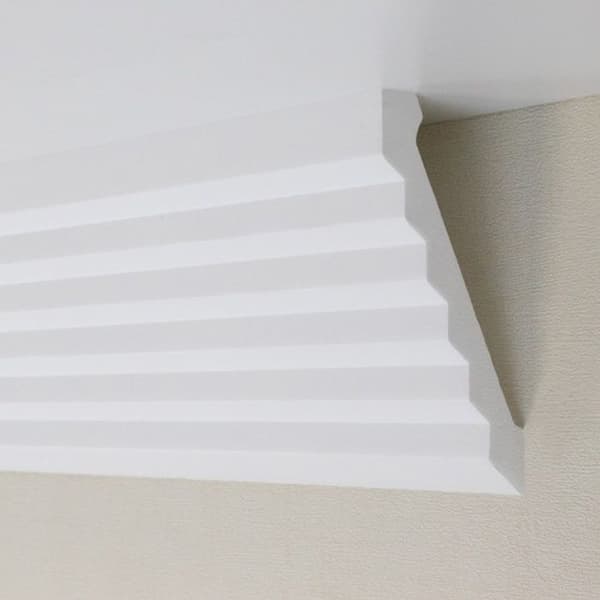 PROVISTON Moulding "No. 37" tak Polystyren 70 x 136 x 2000 mm Vit Taklist