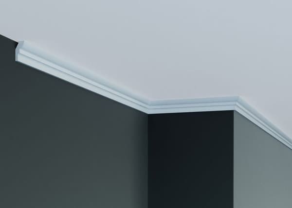 PROVISTON Taklist 25 x 15 x 2000 mm Polyuretan Vit Hög kvalitet Stuckatur Robust Hållbar Stötsäker 2 meter...