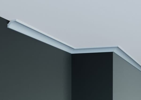 PROVISTON Taklist 20 x 30 x 2000 mm Polyurethan Vit Högt kvalitet Stuckatur Robusta Hållbar Stötsäker 2 meter...