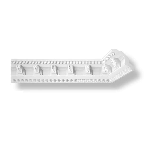 PROVISTON Taklist Polystyren 70 x 71 x 2000 mm Vit Corniche