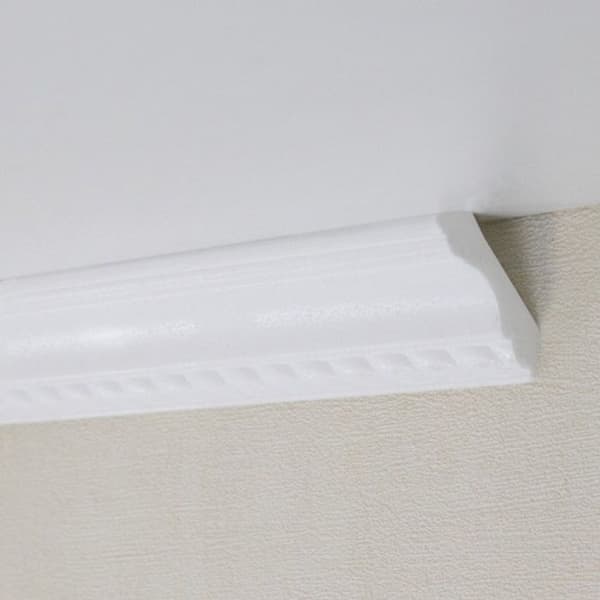 PROVISTON Moulure "No. 1" tak Polystyrén 32 x 32 x 2000 mm Vit Corniche