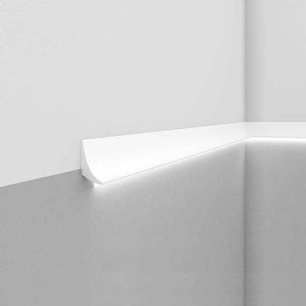 PROVISTON Cimaise 70 x 42 x 2000 mm Vit Molding LED 1 st
