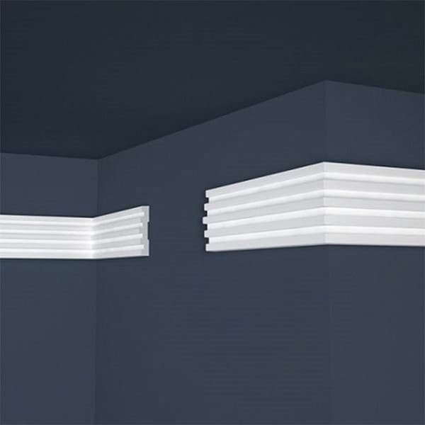 PROVISTON Cimaise Polystyren 20 x 91 x 2000 mm Vit 2 m
