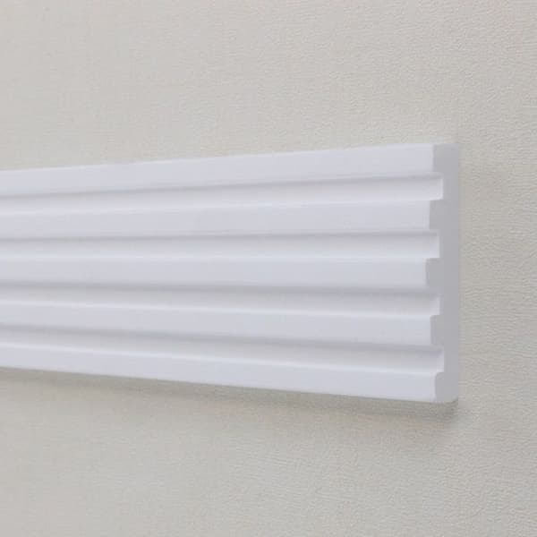 PROVISTON Cimaise Polystyren 20 x 91 x 2000 mm Vit 2 m