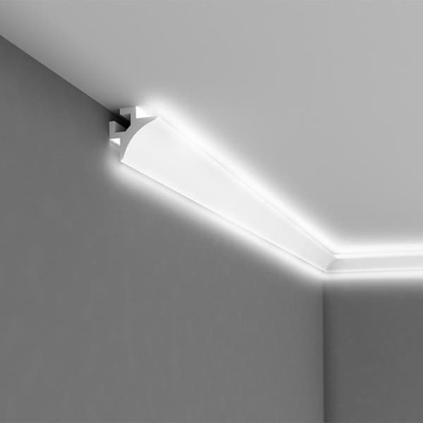 PROVISTON Ljuslist 86 x 86 x 2000 mm Indirekt belysning Vit