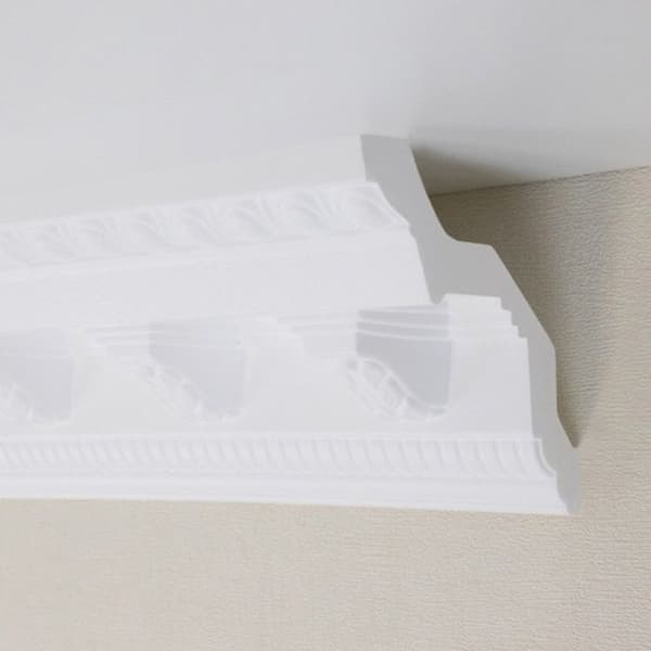 PROVISTON Taklist Polystyren 96 x 98 x 2000 mm Vit Corniche