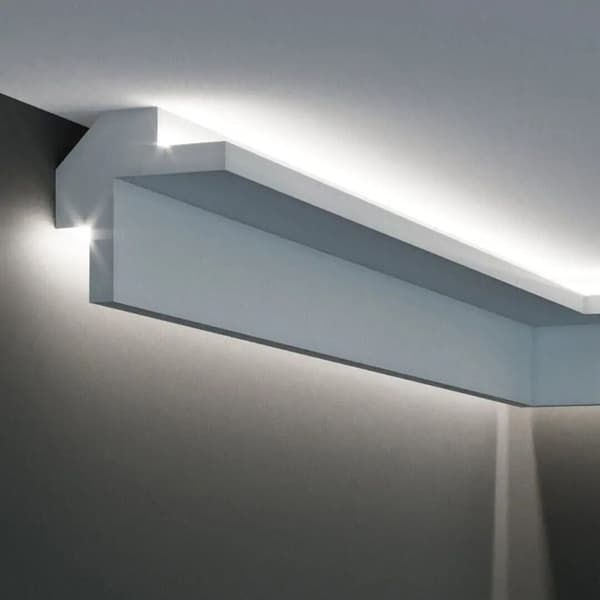 PROVISTON LED-list 84 x 84 x 1150 mm XPS Stötresistent 1,15 m