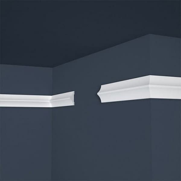 PROVISTON Cimaise Polystyren 20 x 60 x 2000 mm Vit 2 m