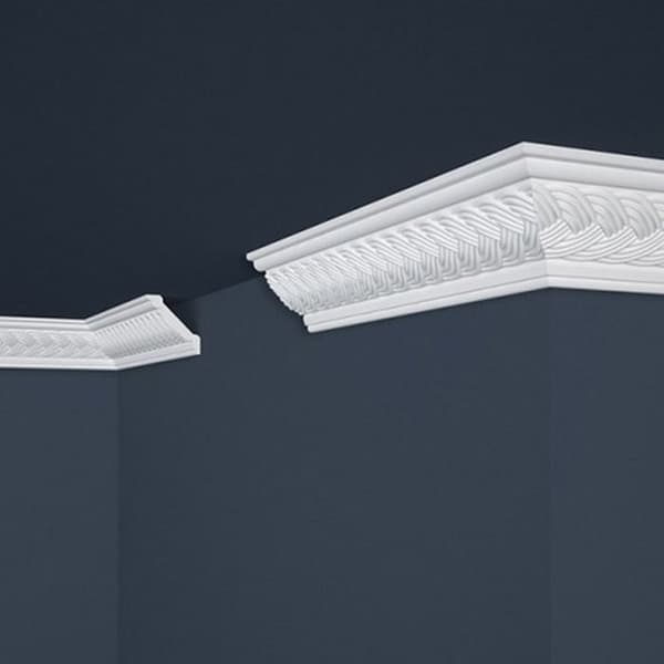 PROVISTON Moulding "No. 9" tak Polystyren 53 x 53 x 2000 mm Vit Koyn