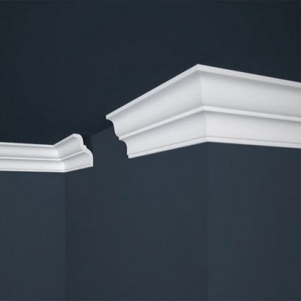 PROVISTON Taklist Polystyren 60 x 65 x 2000 mm Vit Corniche