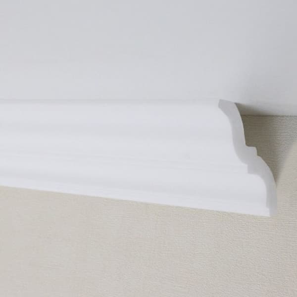 PROVISTON Taklist Polystyren 60 x 65 x 2000 mm Vit Corniche