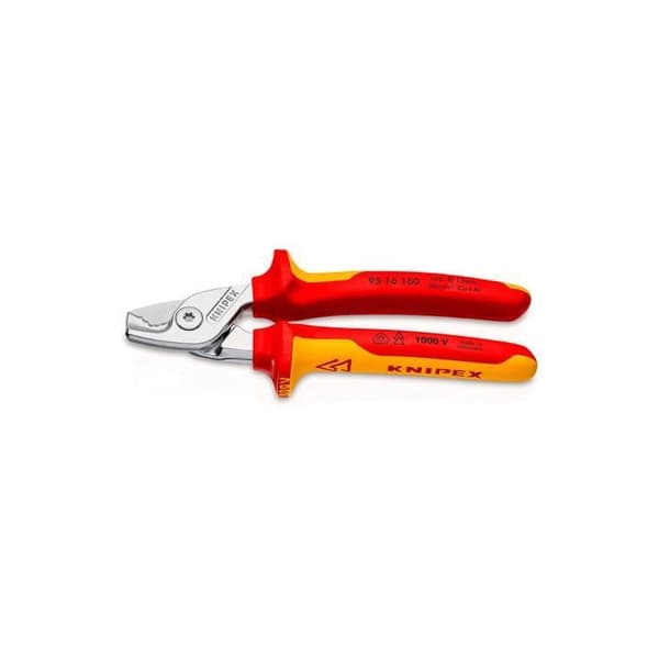 Kabelsax - Knipex - 9516160sb - 160x60x28mm - Precisionsklippning - Isolerade handtag