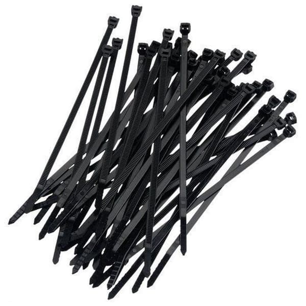 Serre-cable - coupe-cable Onnline - CV-200MW - Attache de câble en ligne 203x2,5mm UV 100 stycken. svart.