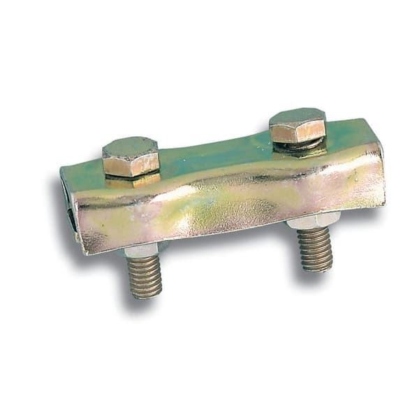 Platt kabelkrok 2 bultar 6mm förzinkad stål – CHAPUIS - 310/6Z