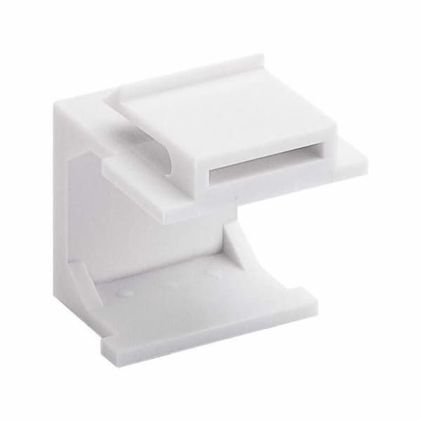 Goobay 79816 Keystone-överdrag, vit, 16,8 mm bredd, 4-pack