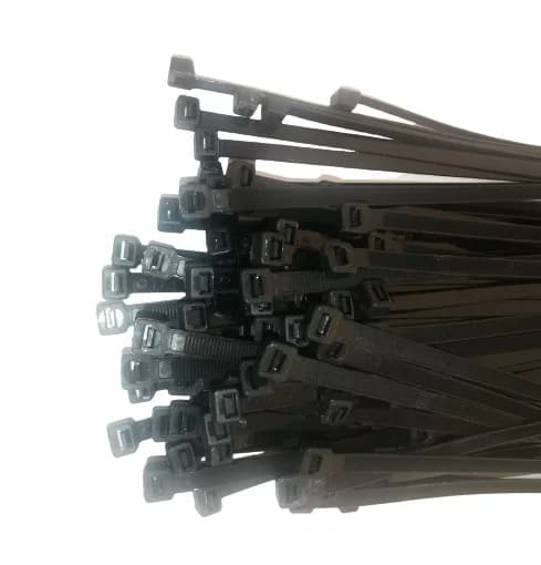 Kabelbinder 100 stk. sort 4,6x300 mm