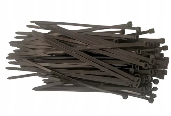 Kabelbinder 100 stk. sort 4,6x300 mm