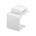 Miniatyrbild 1 av 3: Goobay 79816 Keystone-överdrag, vit, 16,8 mm bredd, 4-pack
