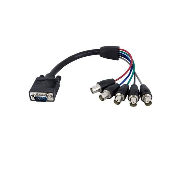 Skärm kabel - STARTECH - VGA till 5 x BNC RGBHV - 30 cm - Koaxial - Svart