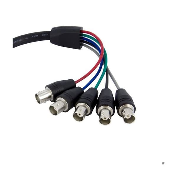 Skärm kabel - STARTECH - VGA till 5 x BNC RGBHV - 30 cm - Koaxial - Svart