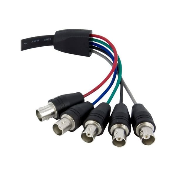Skärm kabel - STARTECH - VGA till 5 x BNC RGBHV - 30 cm - Koaxial - Svart