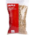 Miniatyrbild 1 av 3: Gummibracelets - APLI - 200mm x 3mm - Vit - Förpackning med 1kg