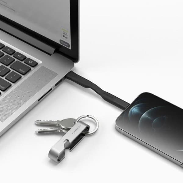 VonMählen All-in-one Allinone kabel High Six 6in1 svart silver inkl. Flasköppnare (HSI00002)