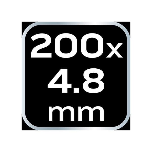 Kabelbindare EXTREME 4,8 × 200 mm, svarta, 20 st.