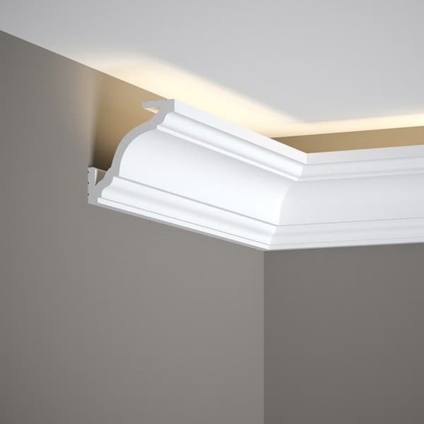 Mardom taklist MD213 Polyforce 81 x 81 x 2000 mm vit gipslist