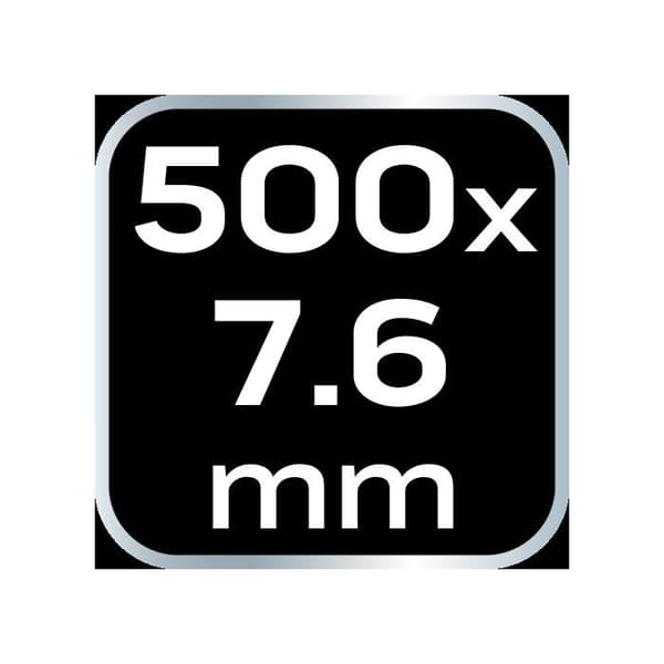 Kabelbindare EXTREME 7,6 × 500 mm, vit, 50 st.