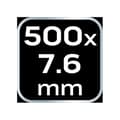 Miniatyrbild 3 av 6: Kabelbindare EXTREME 7,6 × 500 mm, vit, 50 st.