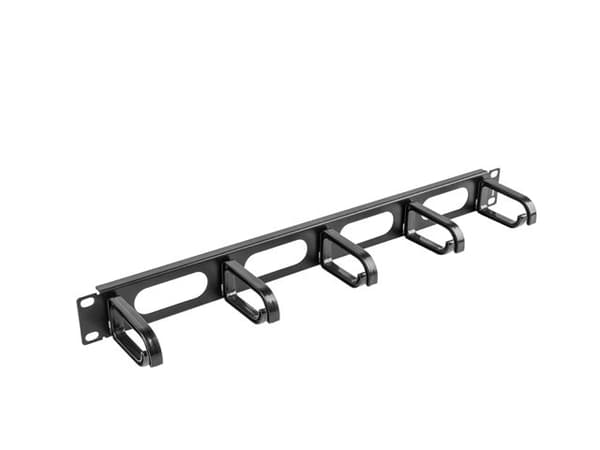 LANBERG CABLE ORGANIZER 19" (1U, TYPE B, SORT) AK-1205-B
